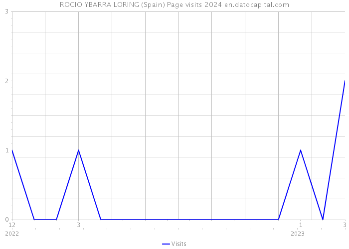 ROCIO YBARRA LORING (Spain) Page visits 2024 