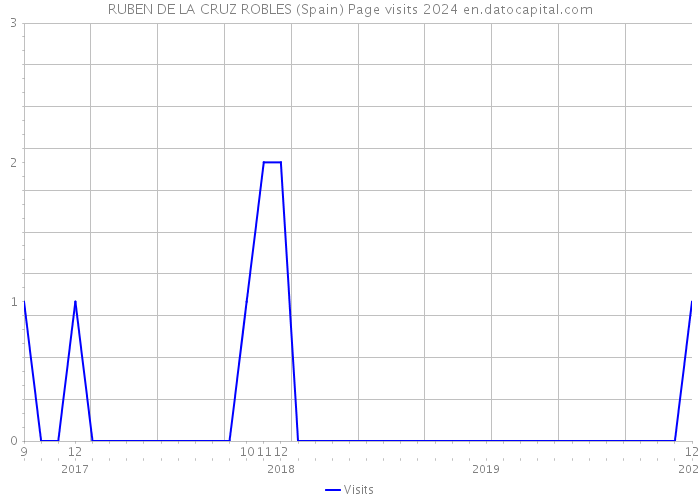 RUBEN DE LA CRUZ ROBLES (Spain) Page visits 2024 