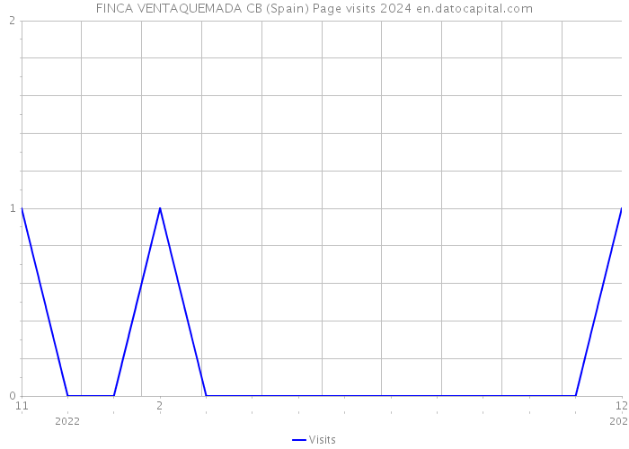 FINCA VENTAQUEMADA CB (Spain) Page visits 2024 