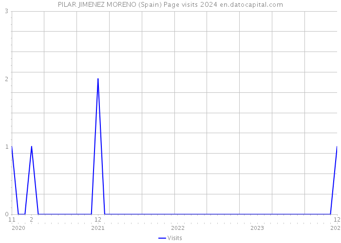 PILAR JIMENEZ MORENO (Spain) Page visits 2024 