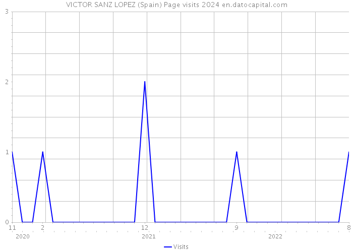 VICTOR SANZ LOPEZ (Spain) Page visits 2024 