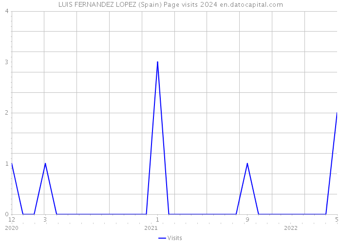 LUIS FERNANDEZ LOPEZ (Spain) Page visits 2024 