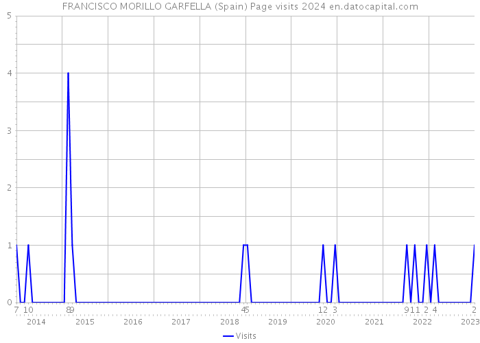 FRANCISCO MORILLO GARFELLA (Spain) Page visits 2024 