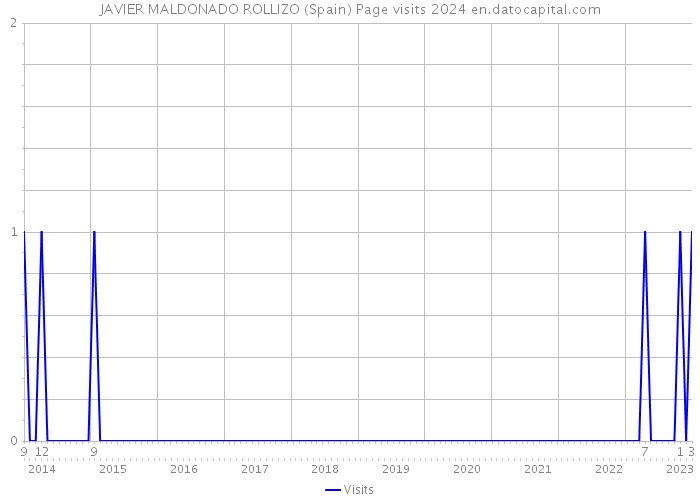 JAVIER MALDONADO ROLLIZO (Spain) Page visits 2024 