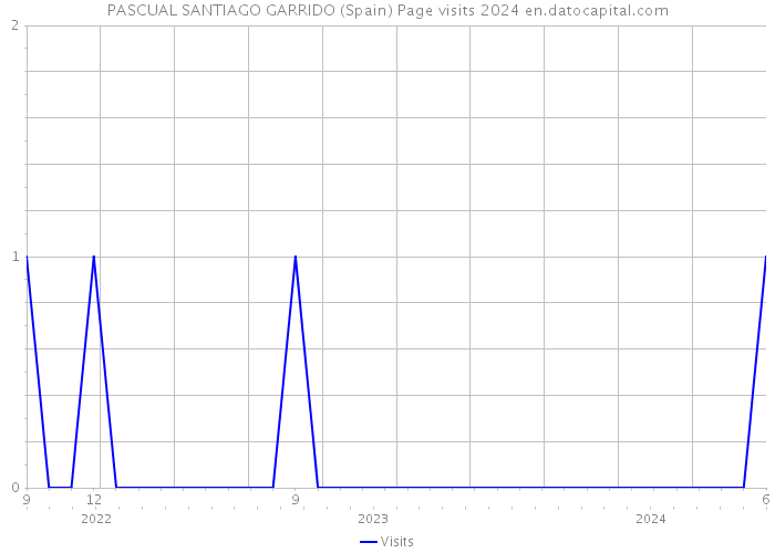 PASCUAL SANTIAGO GARRIDO (Spain) Page visits 2024 