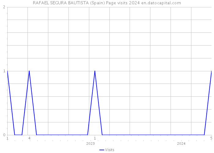 RAFAEL SEGURA BAUTISTA (Spain) Page visits 2024 
