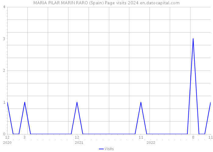 MARIA PILAR MARIN RARO (Spain) Page visits 2024 