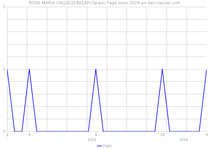 ROSA MARIA GALLEGO BAZAN (Spain) Page visits 2024 