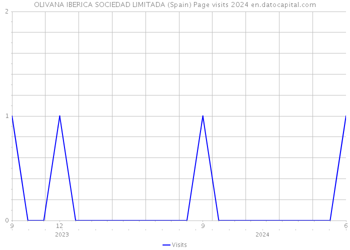 OLIVANA IBERICA SOCIEDAD LIMITADA (Spain) Page visits 2024 