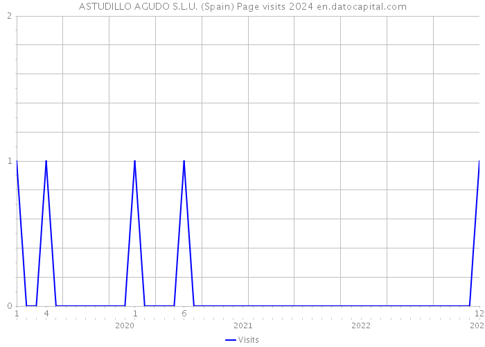 ASTUDILLO AGUDO S.L.U. (Spain) Page visits 2024 