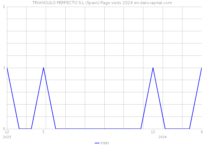 TRIANGULO PERFECTO S.L (Spain) Page visits 2024 