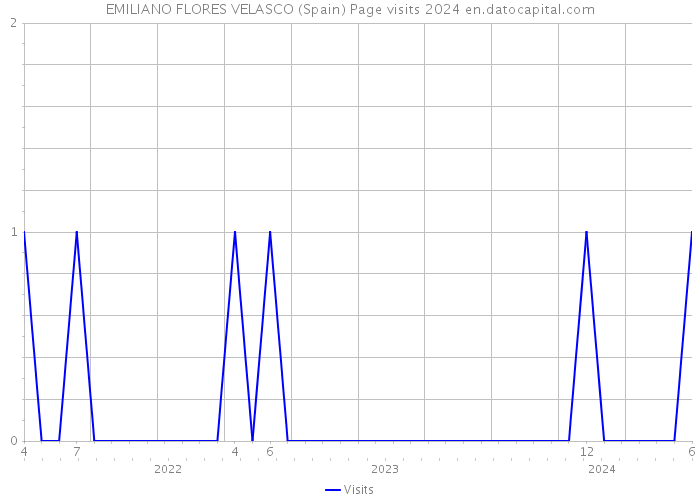 EMILIANO FLORES VELASCO (Spain) Page visits 2024 