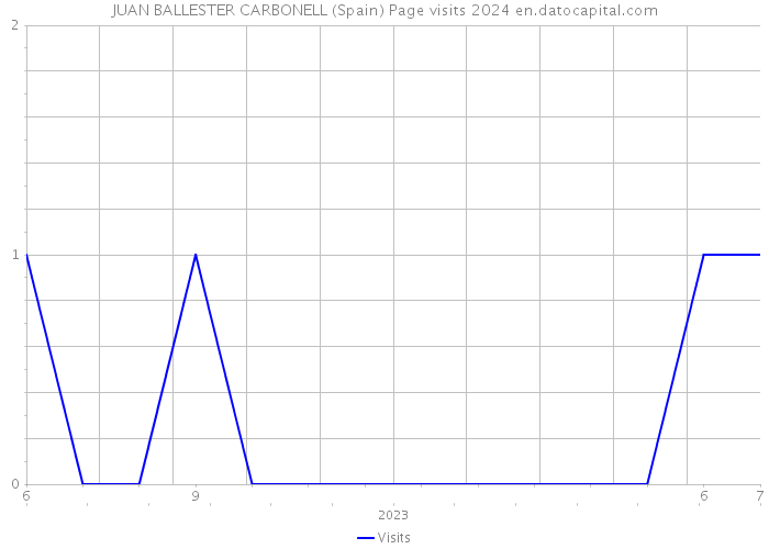 JUAN BALLESTER CARBONELL (Spain) Page visits 2024 