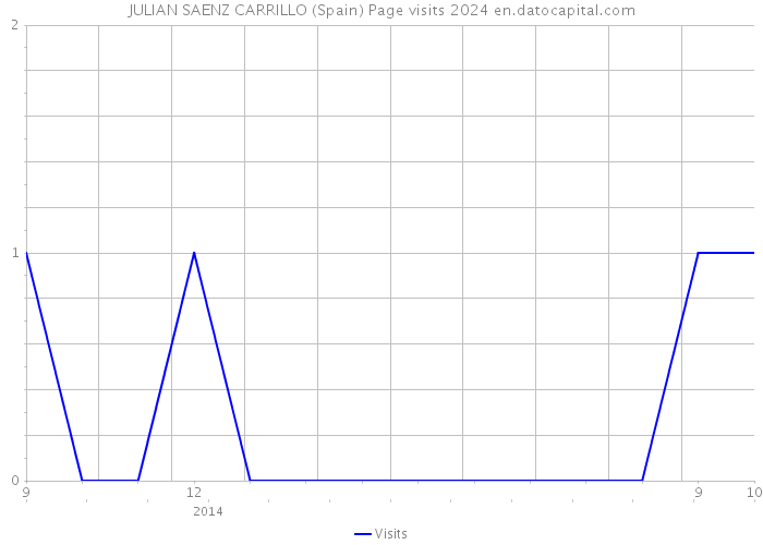 JULIAN SAENZ CARRILLO (Spain) Page visits 2024 