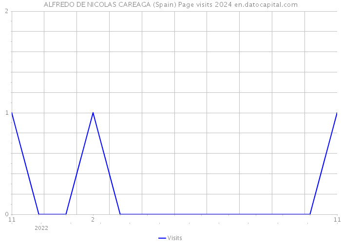 ALFREDO DE NICOLAS CAREAGA (Spain) Page visits 2024 