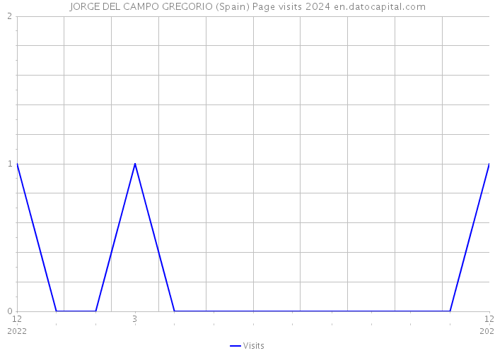 JORGE DEL CAMPO GREGORIO (Spain) Page visits 2024 