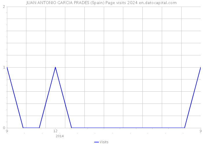 JUAN ANTONIO GARCIA PRADES (Spain) Page visits 2024 
