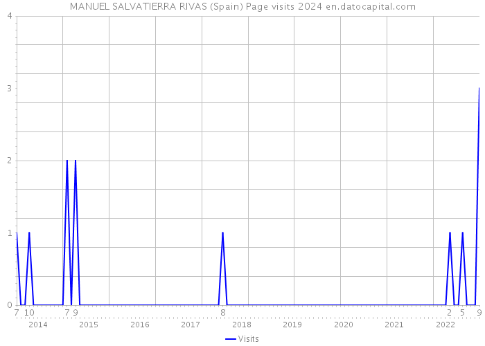 MANUEL SALVATIERRA RIVAS (Spain) Page visits 2024 