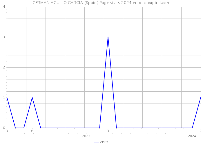 GERMAN AGULLO GARCIA (Spain) Page visits 2024 