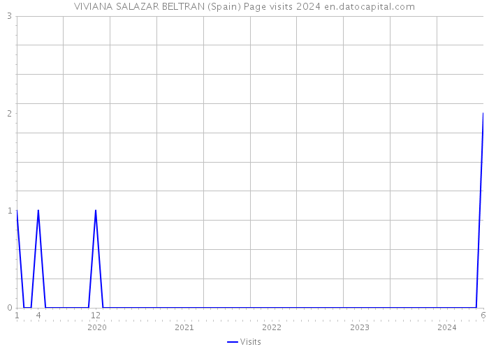 VIVIANA SALAZAR BELTRAN (Spain) Page visits 2024 