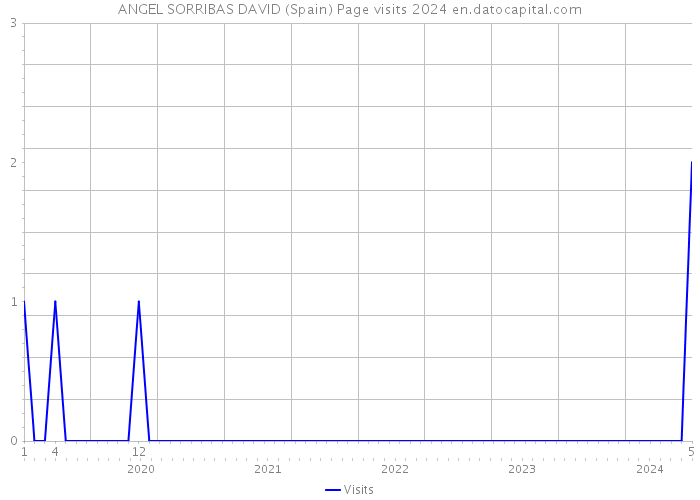 ANGEL SORRIBAS DAVID (Spain) Page visits 2024 