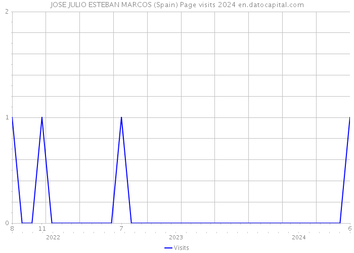 JOSE JULIO ESTEBAN MARCOS (Spain) Page visits 2024 