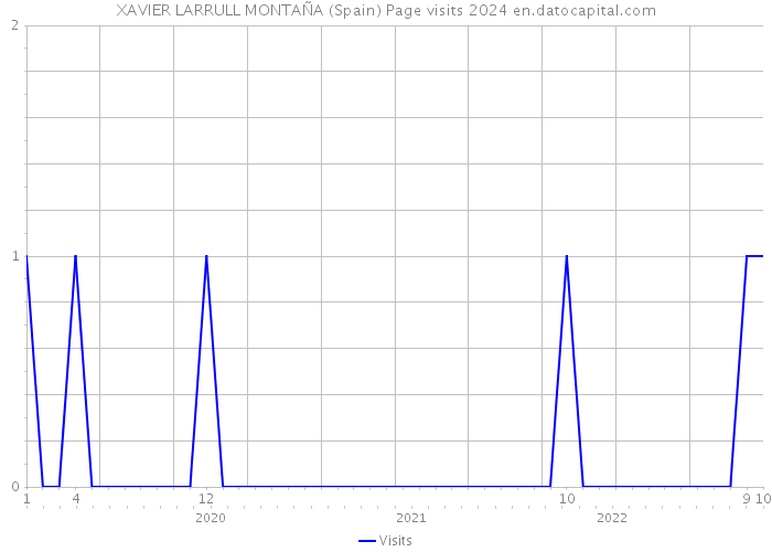 XAVIER LARRULL MONTAÑA (Spain) Page visits 2024 