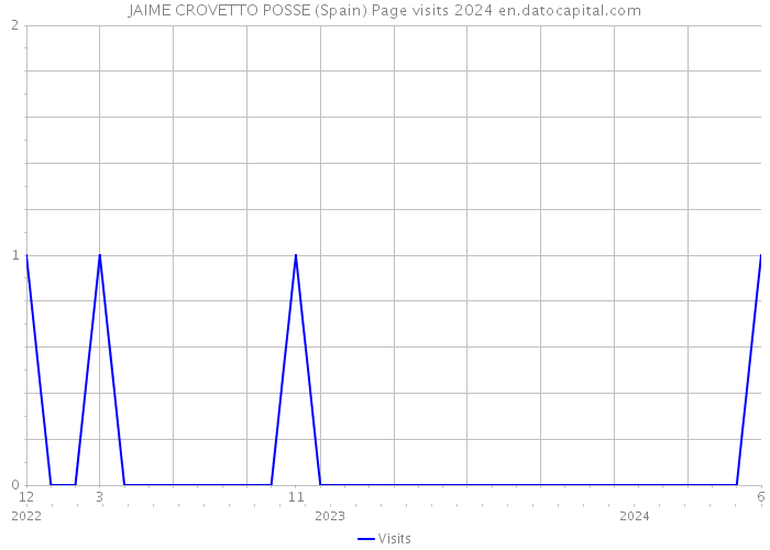 JAIME CROVETTO POSSE (Spain) Page visits 2024 