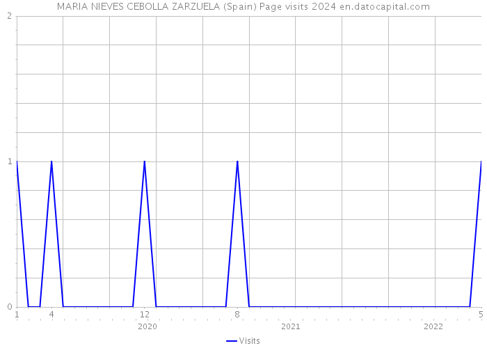 MARIA NIEVES CEBOLLA ZARZUELA (Spain) Page visits 2024 