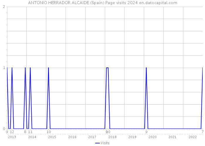 ANTONIO HERRADOR ALCAIDE (Spain) Page visits 2024 