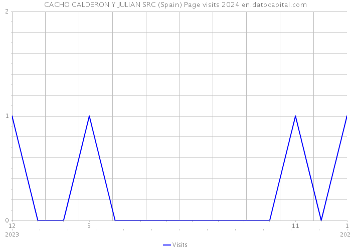 CACHO CALDERON Y JULIAN SRC (Spain) Page visits 2024 