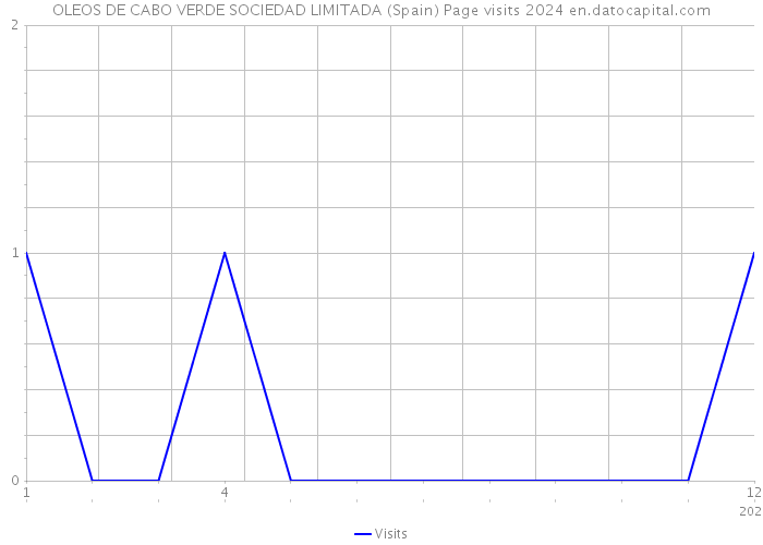 OLEOS DE CABO VERDE SOCIEDAD LIMITADA (Spain) Page visits 2024 