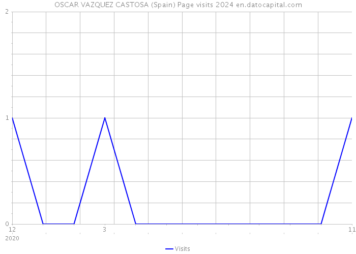OSCAR VAZQUEZ CASTOSA (Spain) Page visits 2024 