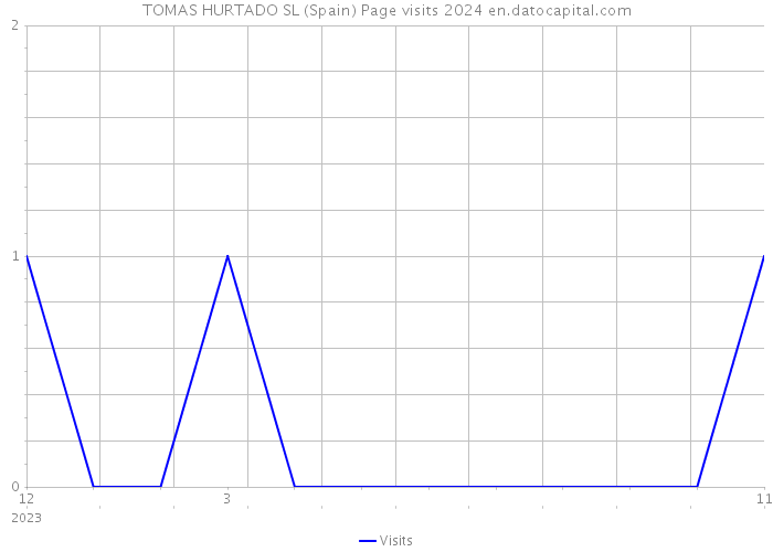 TOMAS HURTADO SL (Spain) Page visits 2024 