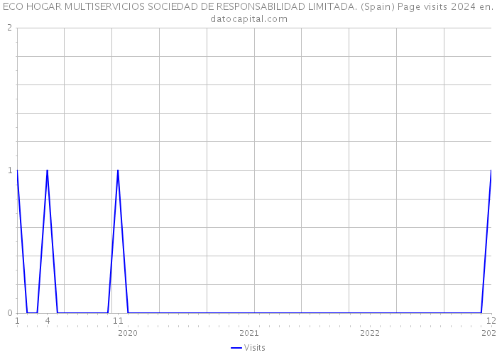 ECO HOGAR MULTISERVICIOS SOCIEDAD DE RESPONSABILIDAD LIMITADA. (Spain) Page visits 2024 