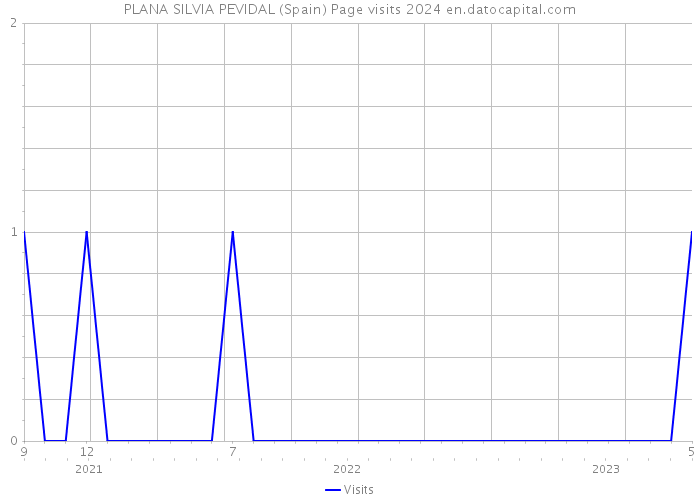 PLANA SILVIA PEVIDAL (Spain) Page visits 2024 