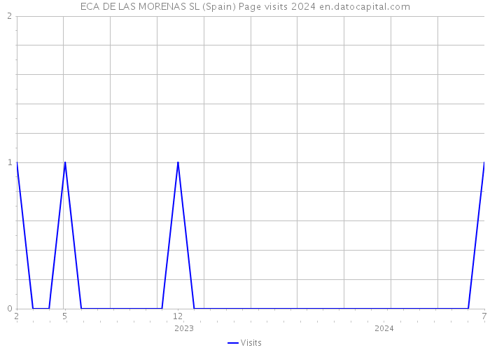 ECA DE LAS MORENAS SL (Spain) Page visits 2024 