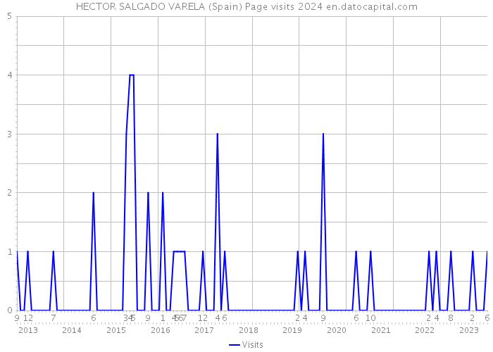 HECTOR SALGADO VARELA (Spain) Page visits 2024 
