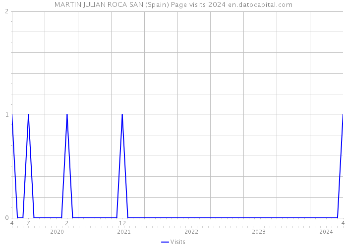 MARTIN JULIAN ROCA SAN (Spain) Page visits 2024 