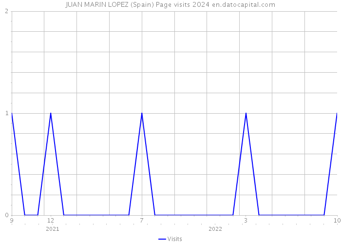 JUAN MARIN LOPEZ (Spain) Page visits 2024 