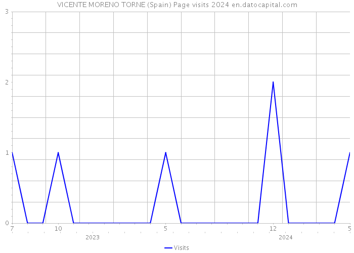 VICENTE MORENO TORNE (Spain) Page visits 2024 
