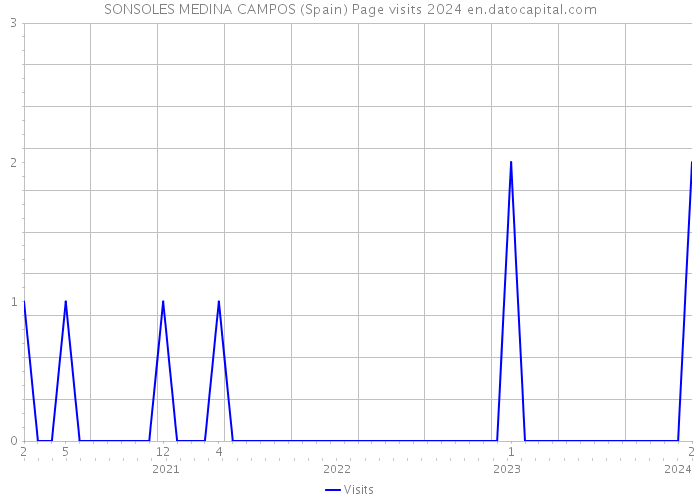 SONSOLES MEDINA CAMPOS (Spain) Page visits 2024 