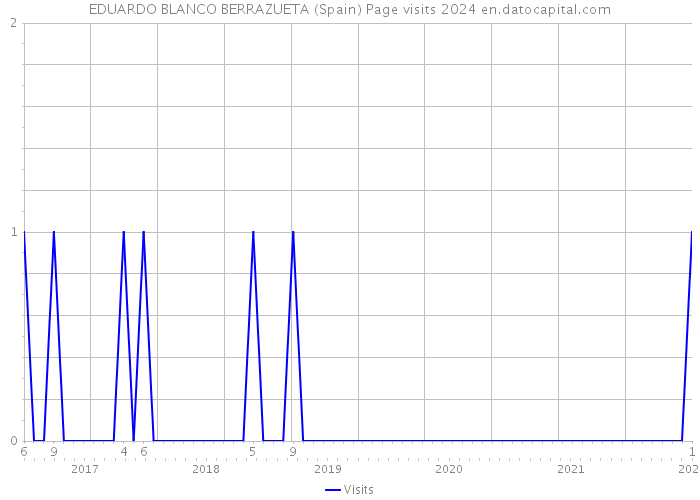 EDUARDO BLANCO BERRAZUETA (Spain) Page visits 2024 