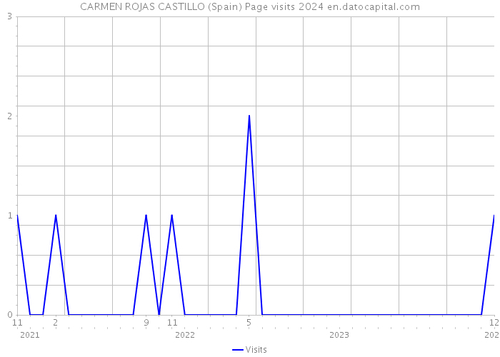 CARMEN ROJAS CASTILLO (Spain) Page visits 2024 