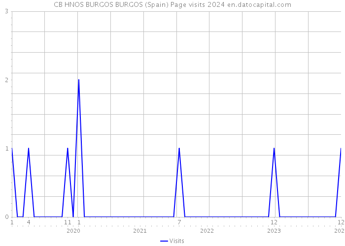 CB HNOS BURGOS BURGOS (Spain) Page visits 2024 