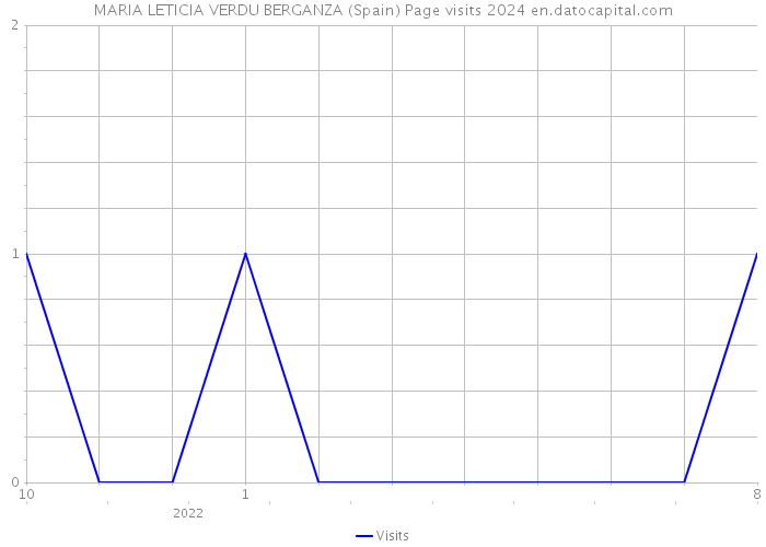 MARIA LETICIA VERDU BERGANZA (Spain) Page visits 2024 