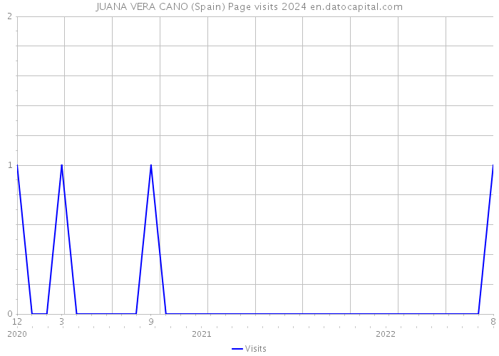 JUANA VERA CANO (Spain) Page visits 2024 