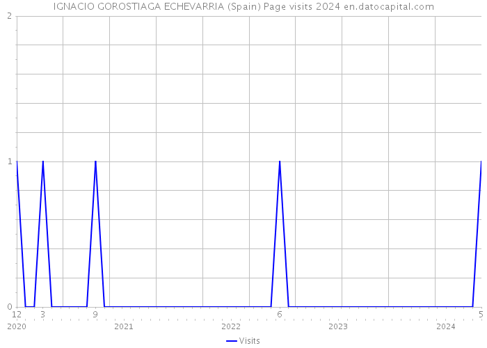 IGNACIO GOROSTIAGA ECHEVARRIA (Spain) Page visits 2024 