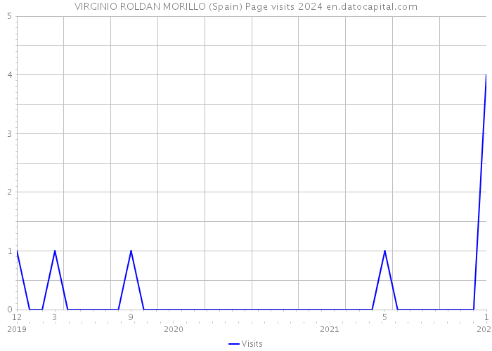 VIRGINIO ROLDAN MORILLO (Spain) Page visits 2024 