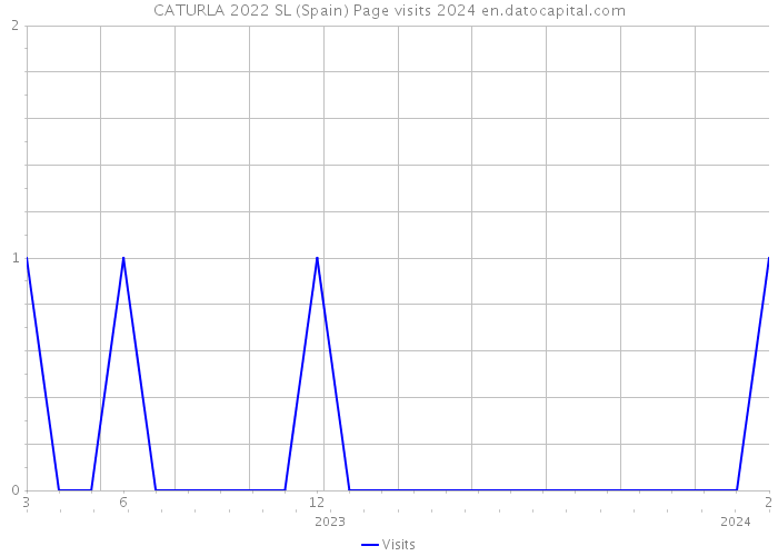 CATURLA 2022 SL (Spain) Page visits 2024 